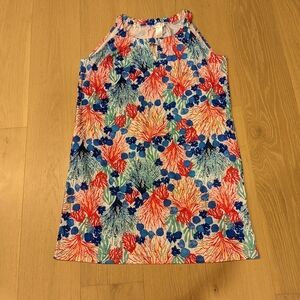 Colorful Sleeveless Swim Cover Up
